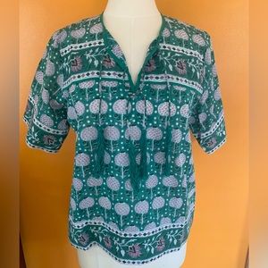 J crew SZ collaboration tunic top.